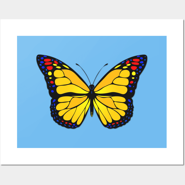 Yellow butterfly Wall Art by Gaspar Avila